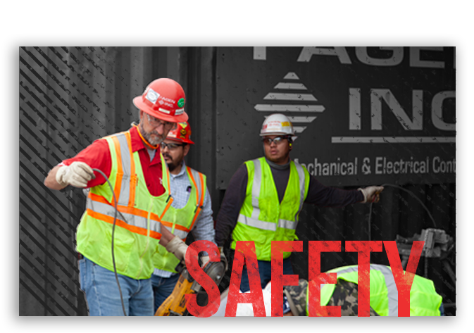 Mark Neu, the man, doing what he does best! Safety!